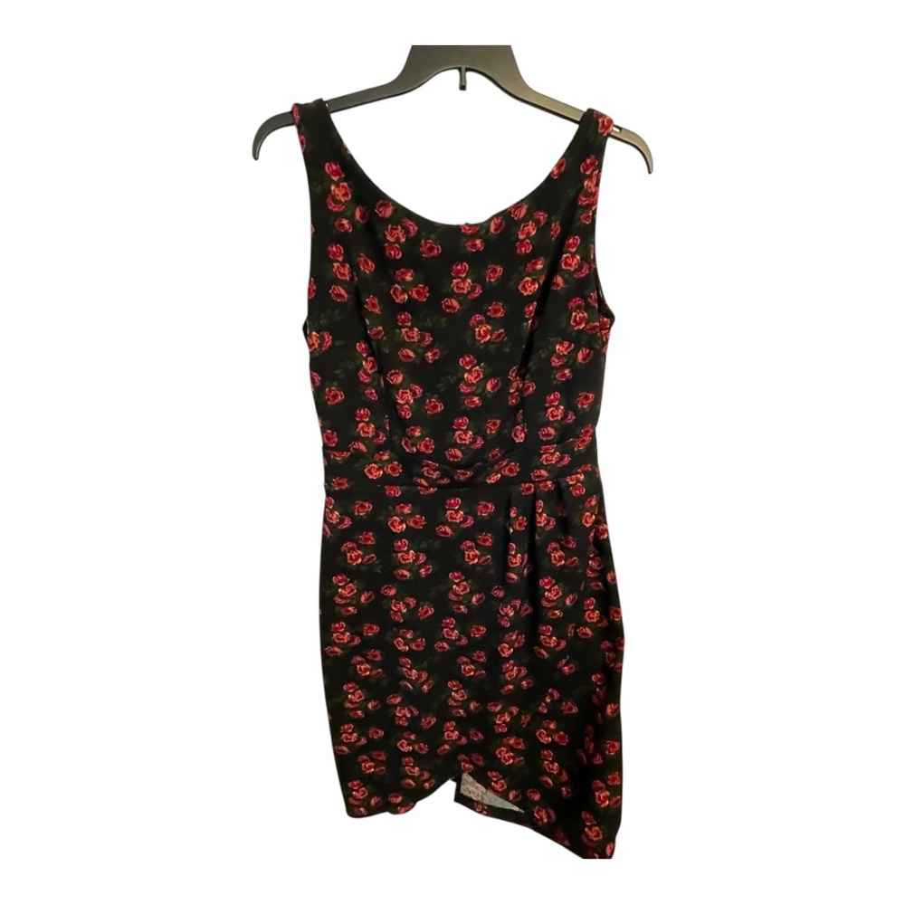 Queen of Heartz Red and Black Sleeveless Sheath Mini Dress - Picture 3 of 5